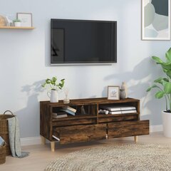 TV plaukts vidaXL, 100x34,5x44,5 cm, brūns цена и информация | Тумбы под телевизор | 220.lv