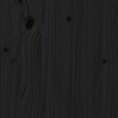 Gultas rāmis vidaXL, 90x190 cm, melns цена и информация | Кровати | 220.lv