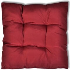 Mīksts mēbeļu spilvens, 80 x 10 cm, sarkanvīna krāsā cena un informācija | Krēslu paliktņi | 220.lv