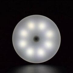 Elight W3 Настенный Led 1W ночной светильник с батарейкой 6000K с сэнсором движения / сумерков USB-C Белый цена и информация | Люстры | 220.lv