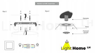 LightHome kulons SpiderPanta cena un informācija | Lustras | 220.lv