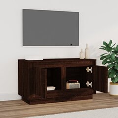 TV skapītis vidaXL, 80x35x45 cm, brūns цена и информация | Тумбы под телевизор | 220.lv