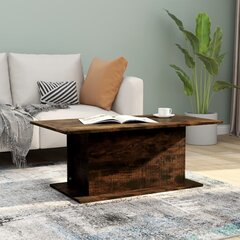 vidaXL kafijas galdiņš, ozolkoka krāsa, 102x55,5x40 cm, skaidu plāksne cena un informācija | Žurnālgaldiņi | 220.lv