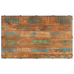 vidaXL kafijas galdiņš ar riteņiem, 100x60x26 cm, pārstrādāts koks цена и информация | Журнальные столики | 220.lv