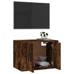 vidaXL sienas TV skapītis, ozolkoka krāsa, 57x34,5x40 cm цена и информация | Тумбы под телевизор | 220.lv