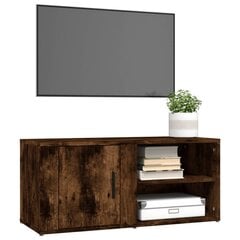 vidaXL TV skapītis, Sonomas ozolkoka, 80x31,5x36 cm, inženierijas koks цена и информация | Тумбы под телевизор | 220.lv