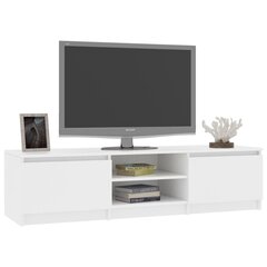 vidaXL TV skapītis, 140x40x35,5 cm, balts, skaidu plāksne cena un informācija | TV galdiņi | 220.lv