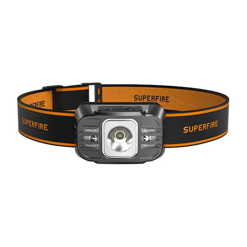 Headlamp Superfire HL75-S, 350lm, USB cena un informācija | Lukturi | 220.lv