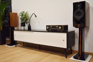 SONOROUS RETRO koka rtv skapis RTRA-140-WHT-CWN platums 140 cm cena un informācija | TV galdiņi | 220.lv