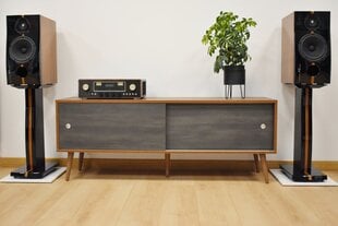 SONOROUS RETRO koka rtv skapis RTRA-140-VIC-BNW platums 140 cm cena un informācija | TV galdiņi | 220.lv