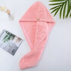 MATU ŽŪŠANAS ROKASKĀRTA Galvas cepure LEAVING Microfiber Pink cena un informācija | Dvieļi | 220.lv