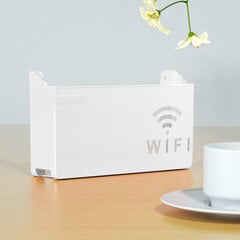 НАСТЕННАЯ ВЫТЯЖКА WIFI ПЕРЕКЛЮЧАТЕЛЬ МАРШРУТИЗАТОР ПАРА БЕЛЫЙ цена и информация | Полки | 220.lv