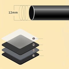 Moduļu saliekamais skapis Pakaramais drēbju skapis Metāla drēbju skapis 125x28x40 cm cena un informācija | Skapji | 220.lv