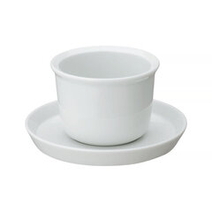 KINTO White LEAVES TO TEA Cup & Saucer 160ml цена и информация | Стаканы, фужеры, кувшины | 220.lv