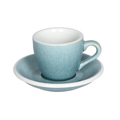 "Loveramics Egg Glacier Espresso Cup and Saucer - 80ml Capacity" цена и информация | Стаканы, фужеры, кувшины | 220.lv