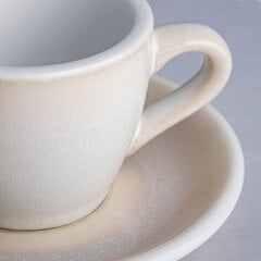 Loveramics Egg Ivory Flat White Cup & Saucer 150ml цена и информация | Стаканы, фужеры, кувшины | 220.lv