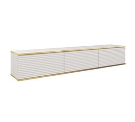 Тв-тумба Oro Mdf FURNLUX CLASSIC, 135x32x30 cm, бежевый цена и информация | Тумбы под телевизор | 220.lv