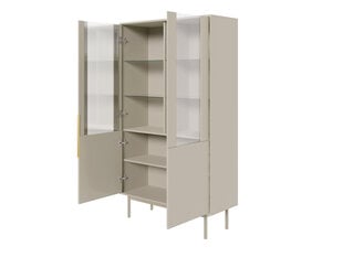 Vitrina Viva FURNLUX CLASSIC, 104x39x179 cm, bēša cena un informācija | Vitrīnas, bufetes | 220.lv