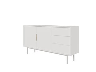 Komode Viva FURNLUX CLASSIC, 154x39x82 cm, balta cena un informācija | Skapīši viesistabai | 220.lv