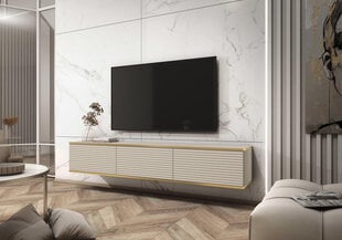 Тв-тумба Oro Mdf FURNLUX CLASSIC, 175x32x30 cm, серый цена и информация | Тумбы под телевизор | 220.lv