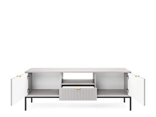 Tv galdiņi Avon FURNLUX CLASSIC, 154x39x56 cm, pelēka cena un informācija | TV galdiņi | 220.lv