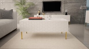 Журнальные столики Hexa FURNLUX CLASSIC, 120x55x49 cm, белый цена и информация | Журнальные столики | 220.lv