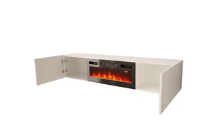 Tv galdiņi Carbon FURNLUX CLASSIC, 180x35x38 cm, balta cena un informācija | TV galdiņi | 220.lv