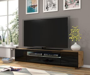 Tv galdiņi Aura FURNLUX CLASSIC, 200x37x42 cm, bēša cena un informācija | TV galdiņi | 220.lv