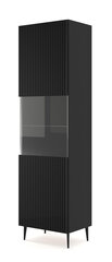 Витрина Ravenna B FURNLUX CLASSIC, 60x42x215 cm, черный цена и информация | Витрины, серванты | 220.lv