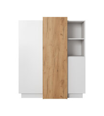 Комод 3D FURNLUX CLASSIC, 110x45x134 cm, белый цена и информация | Комоды | 220.lv