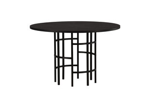 Обеденные столы Copenhagen FURNLUX CLASSIC, 115x115x74 cm, черный цена и информация | Кухонные и обеденные столы | 220.lv