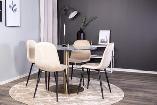 Обеденные столы Estelle FURNLUX PREMIUM, 106x106x75 cm, серый цена и информация | Кухонные и обеденные столы | 220.lv