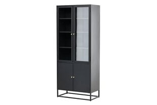 Витрина Bakal FURNLUX CLASSIC, 80x41x190 cm, черный цена и информация | Витрины, серванты | 220.lv