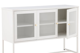 Vitrina Malla FURNLUX CLASSIC, 120x40x80 cm, balta cena un informācija | Vitrīnas, bufetes | 220.lv