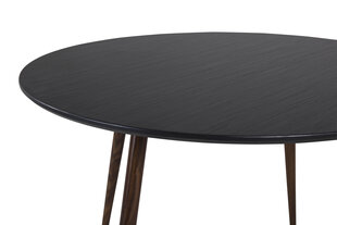 Обеденные столы Plaza FURNLUX CLASSIC, 100x100x75 cm, черный цена и информация | Кухонные и обеденные столы | 220.lv