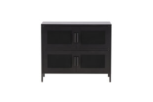 Витрина Nett FURNLUX CLASSIC, 90x40x75 cm, черный цена и информация | Витрины, серванты | 220.lv