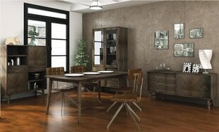 Komode Ashton FURNLUX PREMIUM, 155x45x75 cm, brūna cena un informācija | Skapīši viesistabai | 220.lv