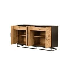 Komode Indus FURNLUX PREMIUM, 160x46x87 cm, bēša cena un informācija | Skapīši viesistabai | 220.lv