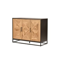 Komode Indus FURNLUX PREMIUM, 118x46x87 cm, bēša cena un informācija | Skapīši viesistabai | 220.lv