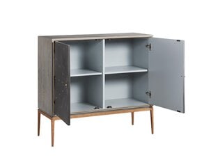 Komode Stilig FURNLUX PREMIUM, 100x40x90 cm, pelēka cena un informācija | Skapīši viesistabai | 220.lv