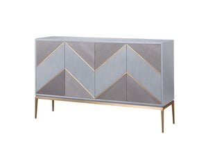 Komode Stilig FURNLUX PREMIUM, 150x40x90 cm, pelēka cena un informācija | Skapīši viesistabai | 220.lv