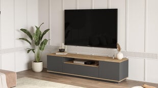 Tv galdiņi Future FURNLUX CLASSIC, 180x45x45 cm, pelēka cena un informācija | TV galdiņi | 220.lv