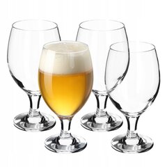 Glāzes alum un dzērieniem Pokale Kufle 0,4L 4 gab cena un informācija | Glāzes, krūzes, karafes | 220.lv