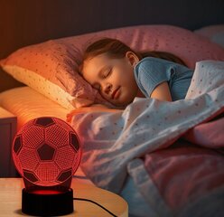 3D lampa Futbols цена и информация | Настольные лампы | 220.lv