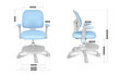 Mark Adler Junior 5.0 Blue grozāmais krēsls cena un informācija | Biroja krēsli | 220.lv