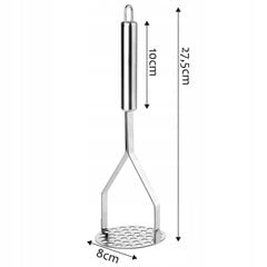 Толкатель для картофеля, стальной пресс-давилка, стальной тестомес для пюре цена и информация | Кухонные принадлежности | 220.lv