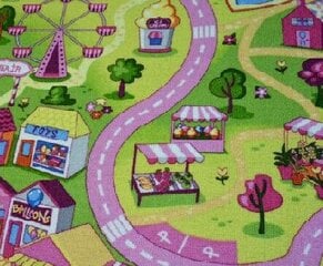 Bērnu paklājs Sweet Town, 100x150cm цена и информация | Ковры | 220.lv