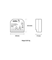 Supla - Wi-Fi контроллер для настенных рольставней mSRW-01 цена и информация | Электрические выключатели, розетки | 220.lv