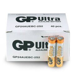 GP Ultra AAA 40 шт. цена и информация | Батарейки | 220.lv