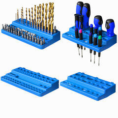 Instrumentu dēlis 115X78 CM 22 BOXES Sienas plaukts ar instrumentu turētājiem optimālai organizācijai un kārtībai darbnīcā un garāžā - vietas taupīšana un mobilitāte profesionālai lietošanai, ieskaito cena un informācija | Instrumentu kastes | 220.lv